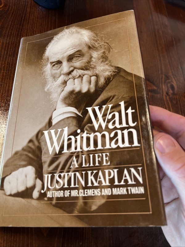 Walt Whitman: A Life by Justin Kaplan (1980 Hardcover) – VG+