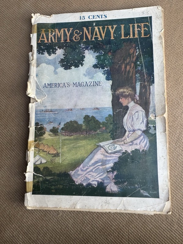 Army & Navy Life – Americas Magazine – July 1908 Issue – The Blue Jacket
