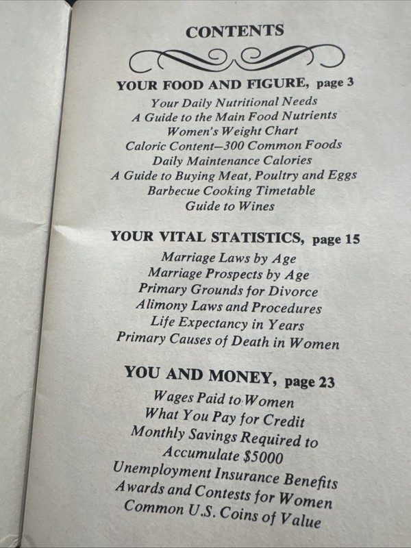 Woman's Almanac and Book Of Facts 1967 Dell Purse Book Women Feminism 64 Pages gallery