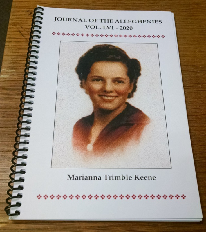 Journal of the Alleghenies Vol. LVI
