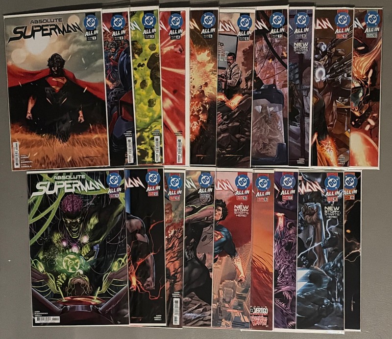 Absolute Superman 1-19 1st Print A Covers | 19 Issue Set | Aaron / Sandoval