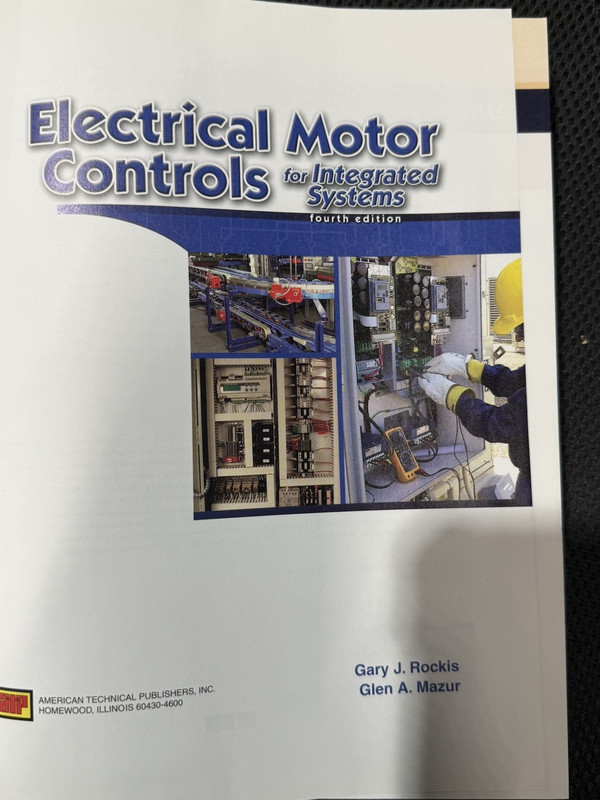Electrical Motor Controls For Integrated Systems Text Book - Fourth Edition gallery