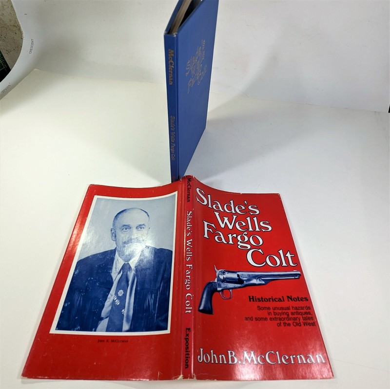 John B McClernan SLADE'S WELLS FARGO COLT 1977 1st Ed. Signed HC DJ VG Vintage gallery