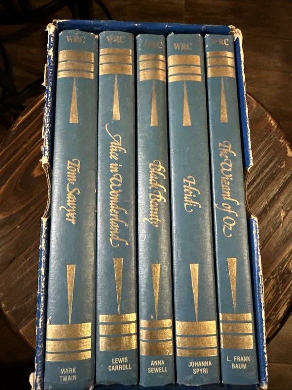 The Weekly Reader Classics in Original Box-Black Beauty, Tom Sawyer, Heidi, Etc