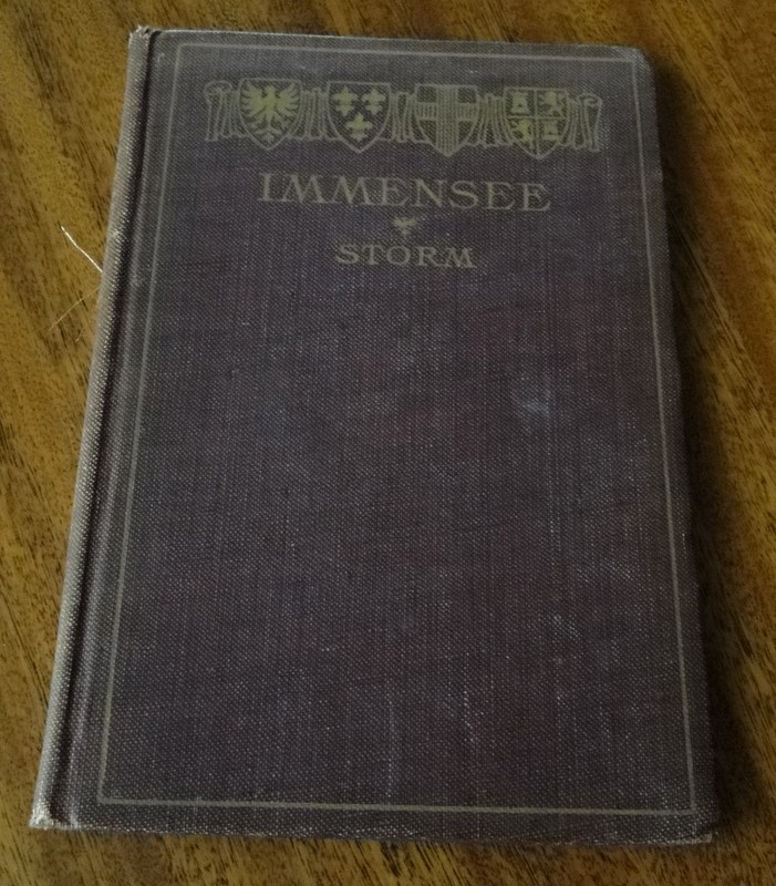 1901 Book Immensee by Theodor Storm HC