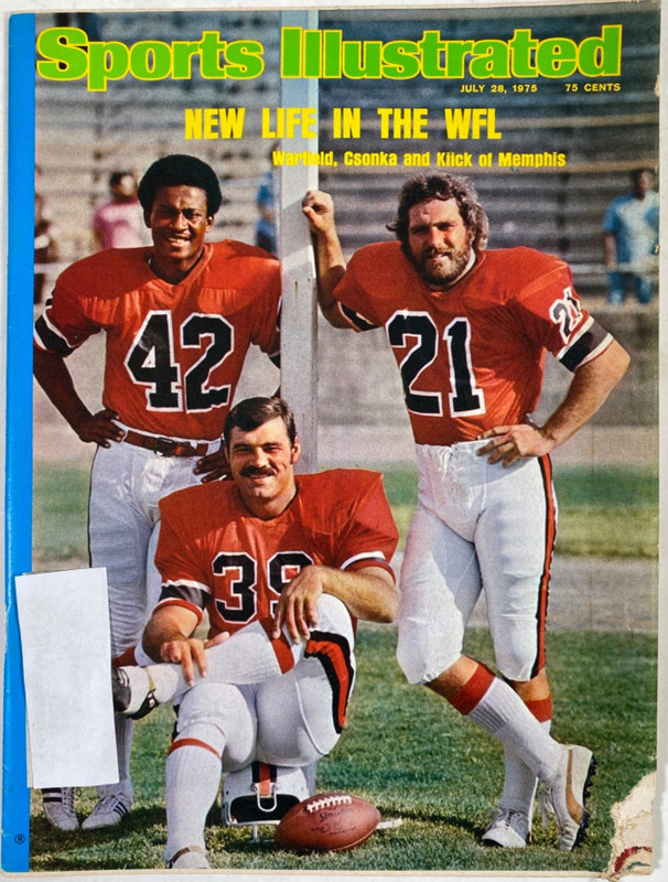 1975 July 28 SPORTS ILLUSTRATED vintage magazine MEMPHIS GRIZZLIES, LARRY CSONKA