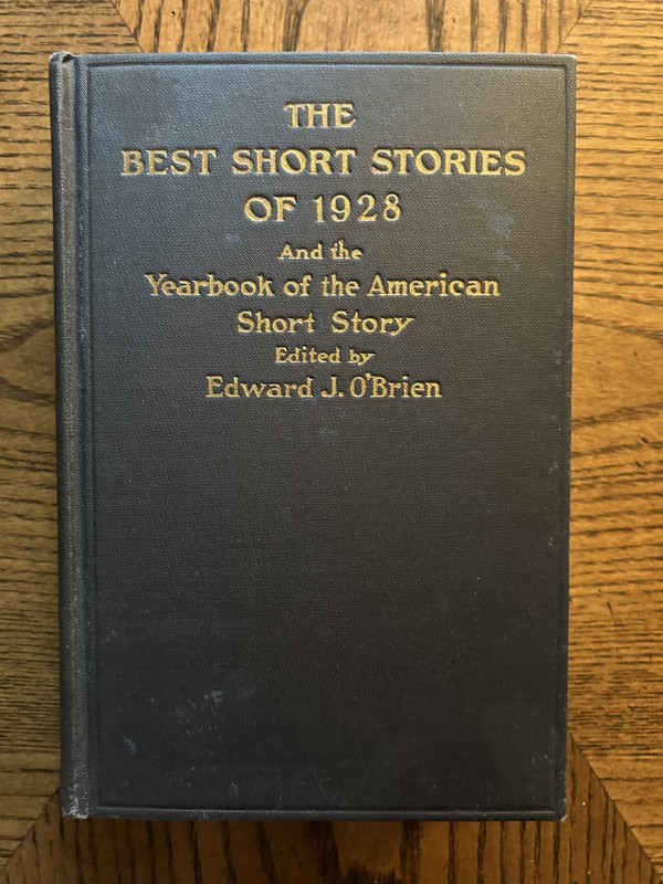 THE BEST SHORT STORIES OF 1928: O’Brien (H. P. Lovecraft entry/biography)