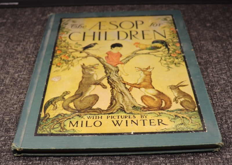 Vintage Book The Aesop for Children Illustrated by Milo Winter Hardcover