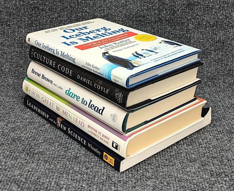 Leadership Book Lot 5 Brene Brown Dare to Lead Culture Code Kotter Wheatley gallery