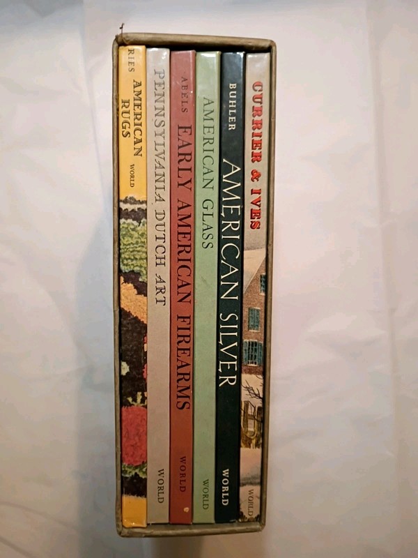 Set Of 5 The American Arts Library 1950 Hardcover & Case (649)