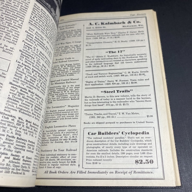 The Model Railroader Volume 1 January-December 1934 Hardcover / FHB gallery