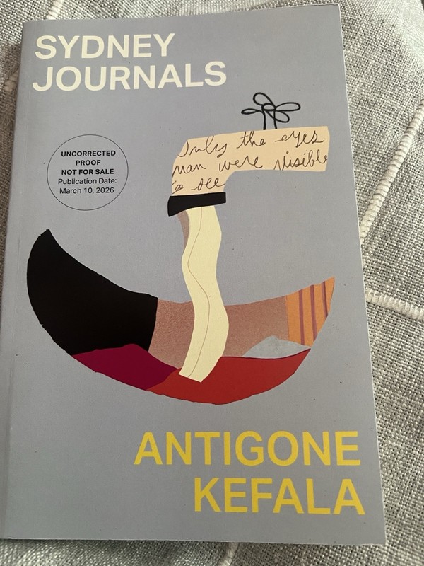 Uncorrected Proof Sydney Journals By Antigone Kefala 2026 Release
