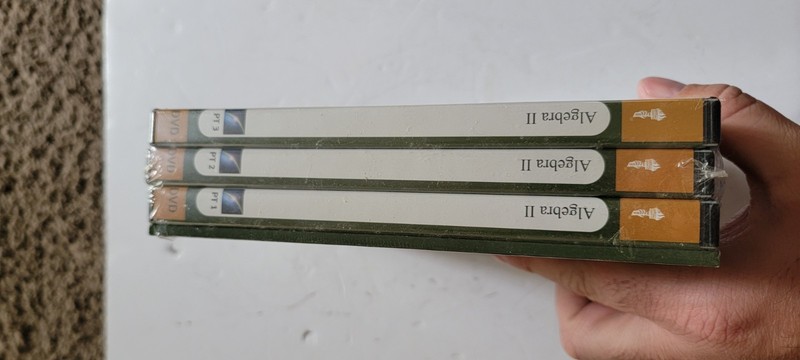 The Teaching Company THE GREAT COURSES: ALGEBRA II Parts 1-3 DVDs Science Math gallery