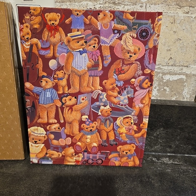 Avon Victorian Teddy Book of Days Artist Ray Caram Hardcover Lot Of 2 gallery