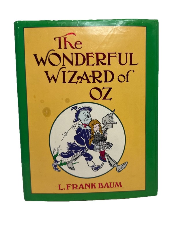 THE WONDERFUL WIZARD of OZ by L. Frank Baum 1987 24 Color Plates HCDJ Good