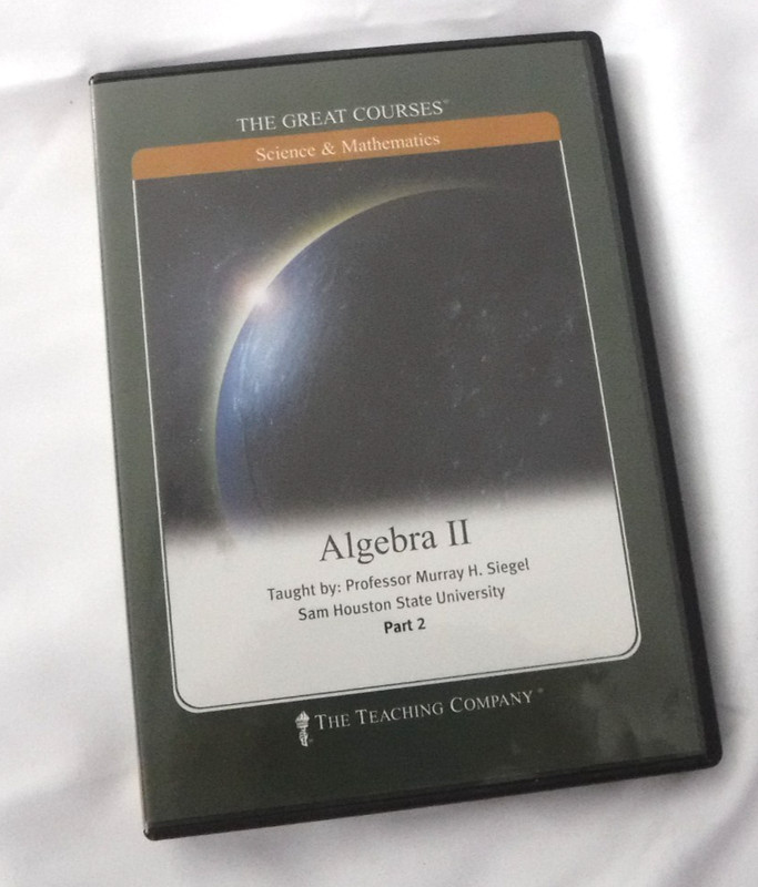 Great Courses Algebra II by Murray Siegel PART 2 DVD Only Replacement Vol II