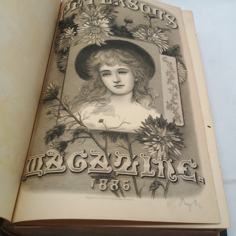 Peterson's Magazine 1886 Color Fashion Pull Out's Engravings Patterns Literature gallery