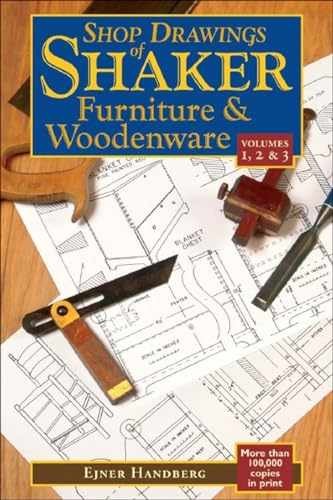 Shop Drawings of Shaker Furniture & – Hardcover, by Handberg Ejner – Very Good