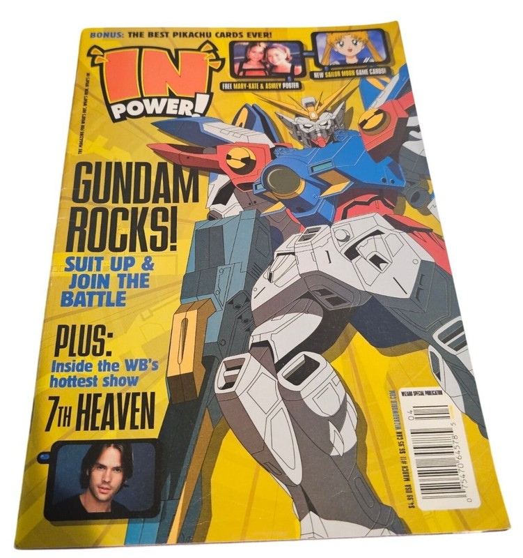 In Power Magazine Issue March #11 Gundam Rocks 7th Heaven Sailor Moon Olsens