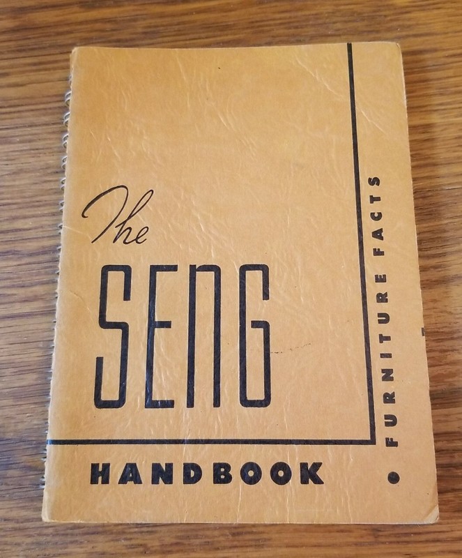 1949 SENG 158 pages of Furniture Facts Handbook