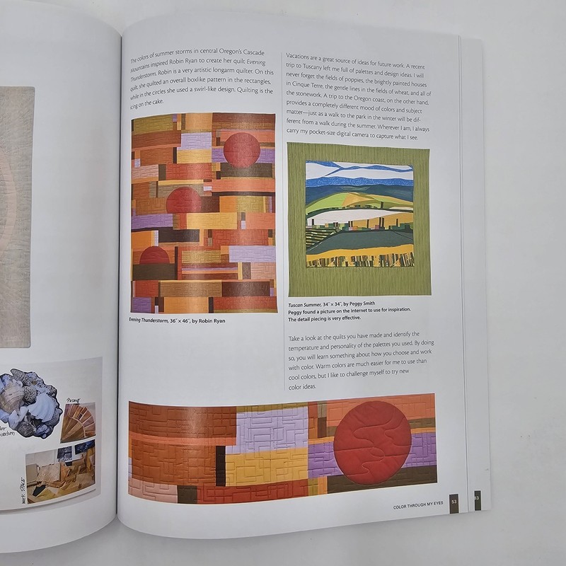 Intuitive Color & Design by Jean Wells | UNMARKED Art Quilting Guide PB VG++ gallery