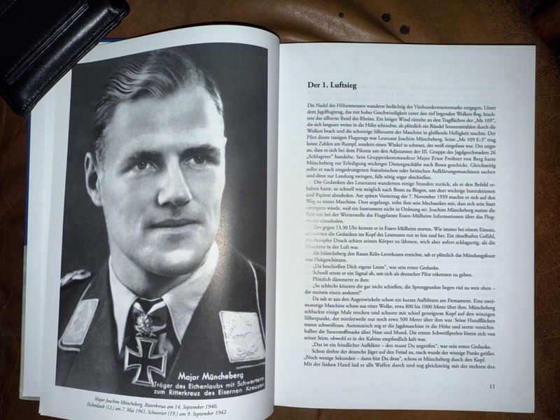 Major Joachim Müncheberg Legendary hunting Ace of Tunis German Text gallery