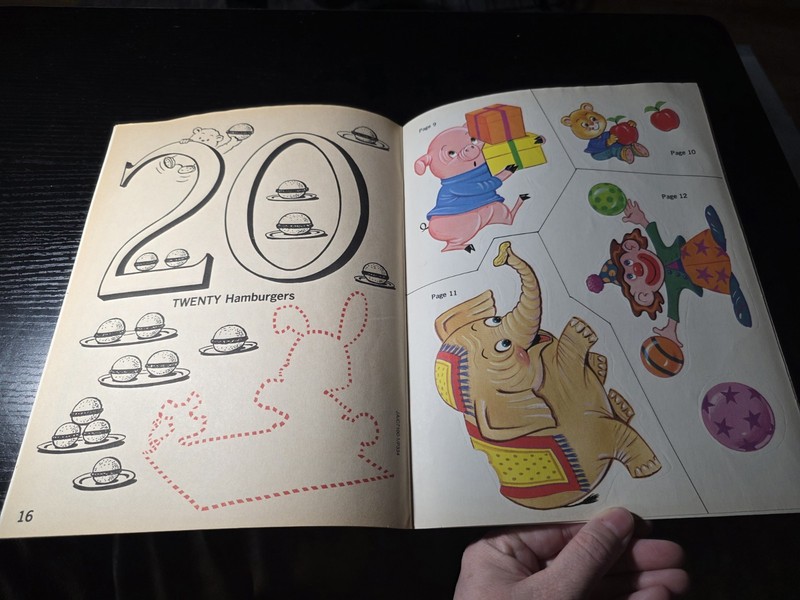 Vintage 1986 Creative Child Press - Fun Stickers Numbers - Activity Book gallery