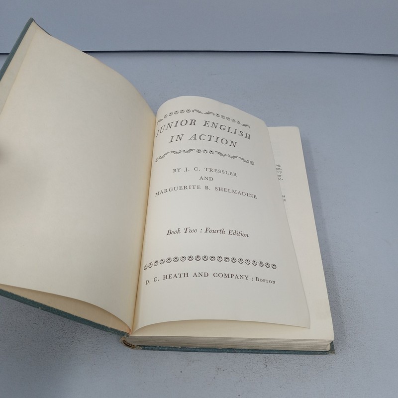 Junior English in Action: Book 2 4th Ed 1946 Hardcover by Tressler & Shelmadine gallery
