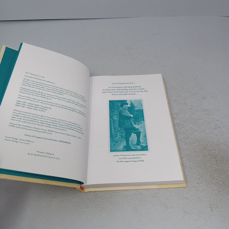 G. K. Chesterton on Life: 2026 Thomas Nelson Hardcover by Kevin Belmonte gallery