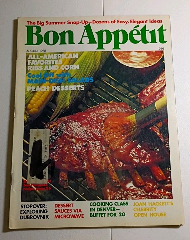 Bon Appetit Magazines August 1978 , Sept 78 Vintage Ads Recipes gallery