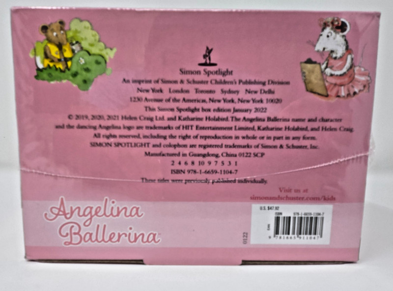 Angelina Ballerina ~ Box Of Adventures ~ Board Book Set Of 8 ~ New ~ Sealed gallery