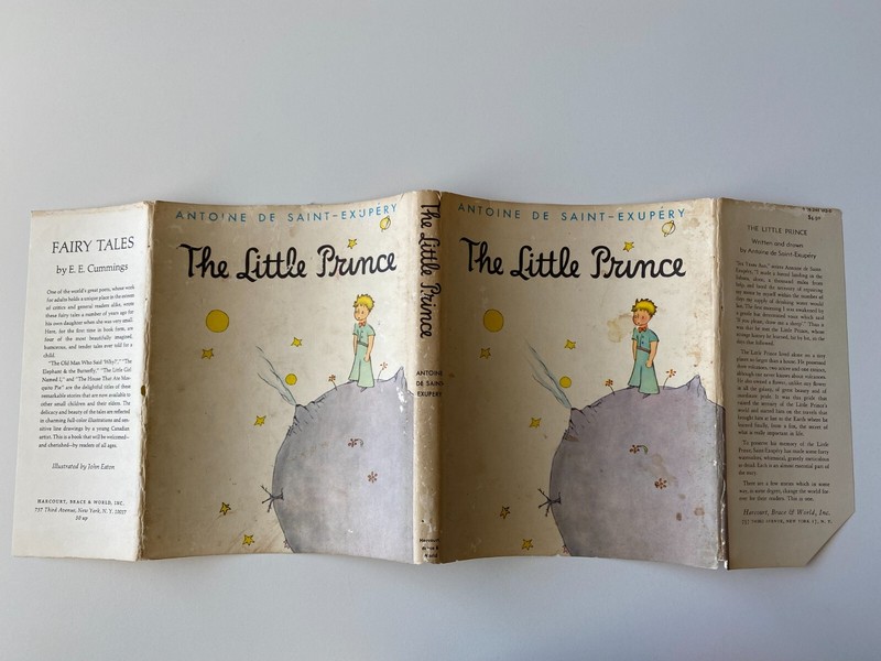 1943 HCDJ~Little Prince~ANOINE DE SAINT-EXUPERY~Harcourt Brace World~WATERCOLORS gallery