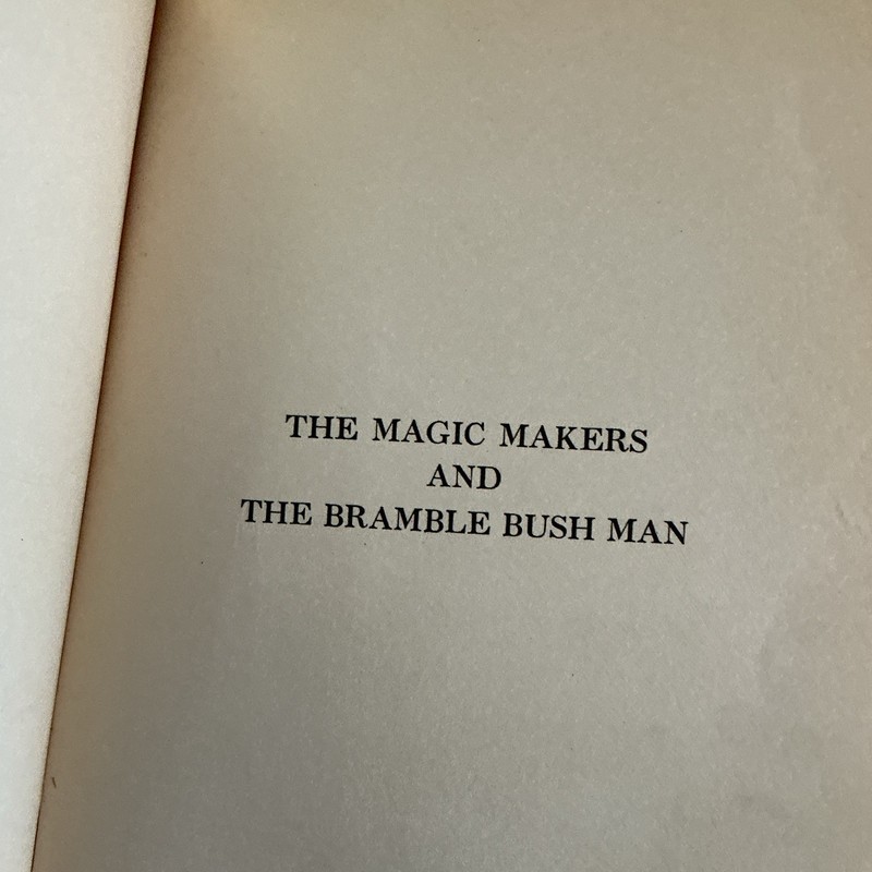 Rare 1936 Book Magic Makers The Bramble Bush Man by Margaret Sutton First 1st Ed gallery