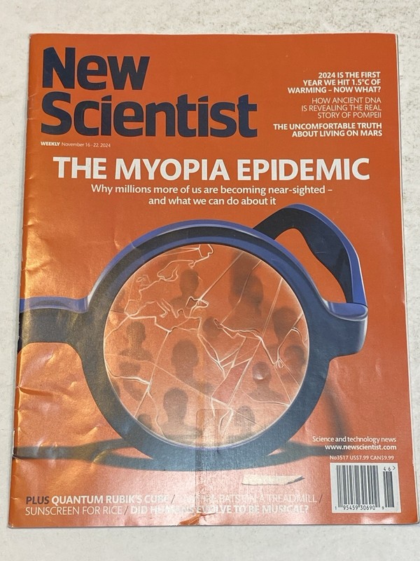 New Scientist Weekly Magazine Nov 16-22 2024 Myopia Epidemic Ancient DNA Mars