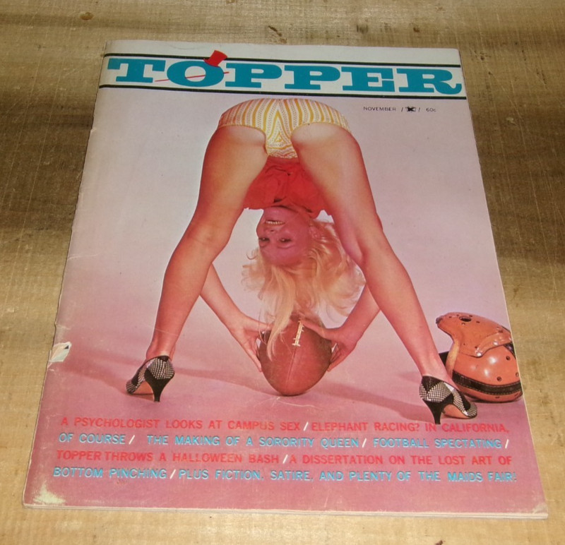 VTG Nov 1964 Topper Magazine, Young Men’s Girlie Magazine
