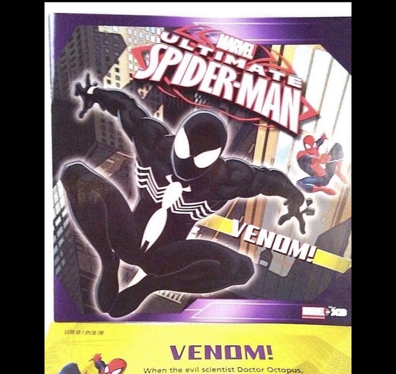 Ultimate SpiderMan Venom Picture Story Book Animated Series Marvel Kids Comic
