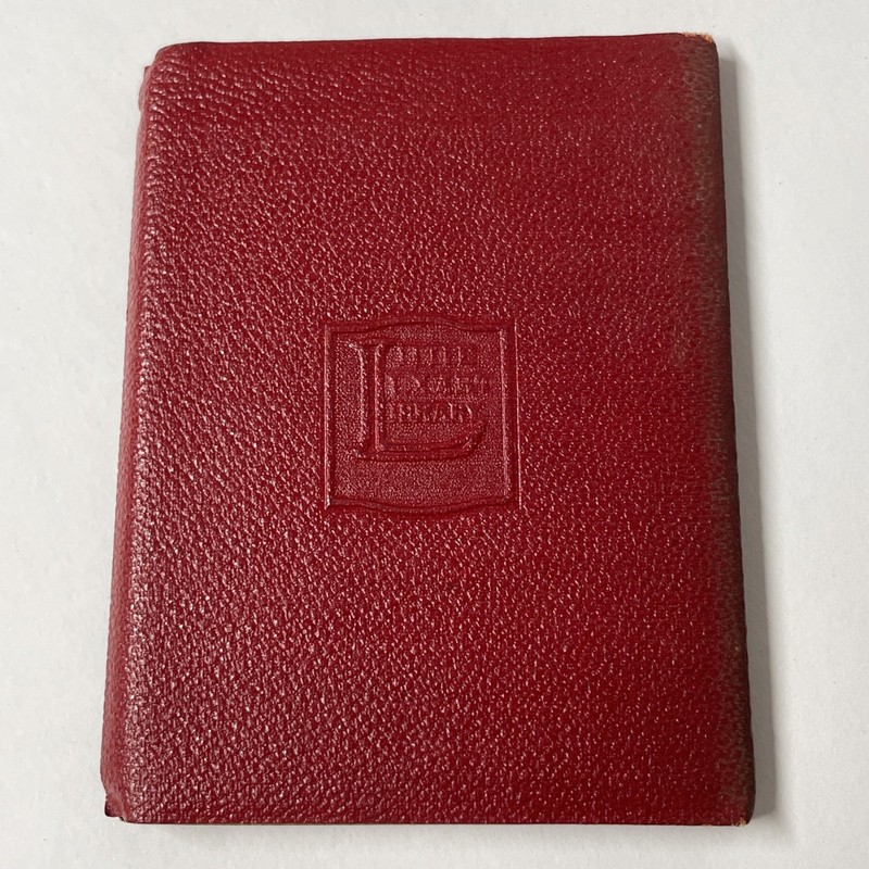 Little Leather Luxart Library POEMS by ROBERT BROWNING gallery