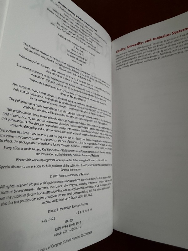 Red Book Atlas of Pediatric Infectious Diseases: Used-Very Good gallery