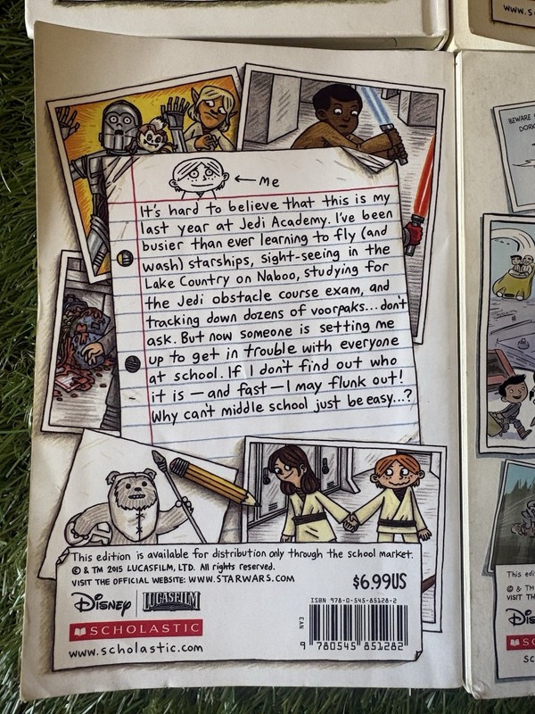 LOT Of 4 Star Wars Jedi Academy Books Jeffrey Brown Jarrett J. Krosoczka gallery