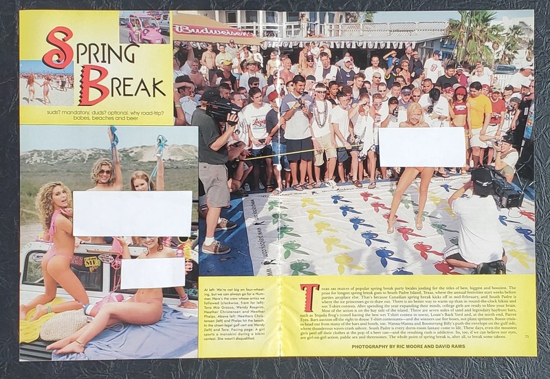 Playboy PICTORIAL ONLY – SPRING BREAK April, 2002 6 Pages