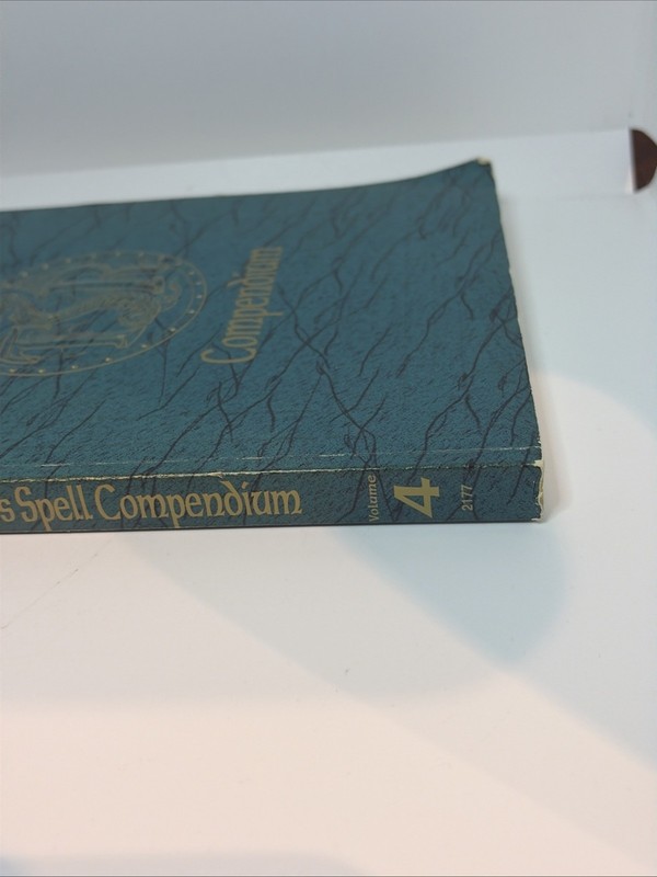 AD&D 2e, Wizard's Spell Compendium, Volume Four (by TSR 1998) gallery