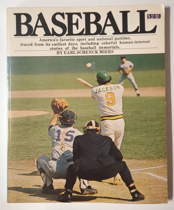 «BASEBALL» BY EARL SCHENCK MIERS PAPERBACK BOOK 1973