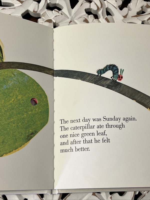 Very Hungry Caterpillar Eric Carle First Philomel Edition Reinforced HCDJ 1981 gallery