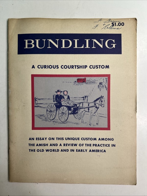 Vintage 1969 Bundling A Curious Courtship Custom Amish RARE BOOKLET