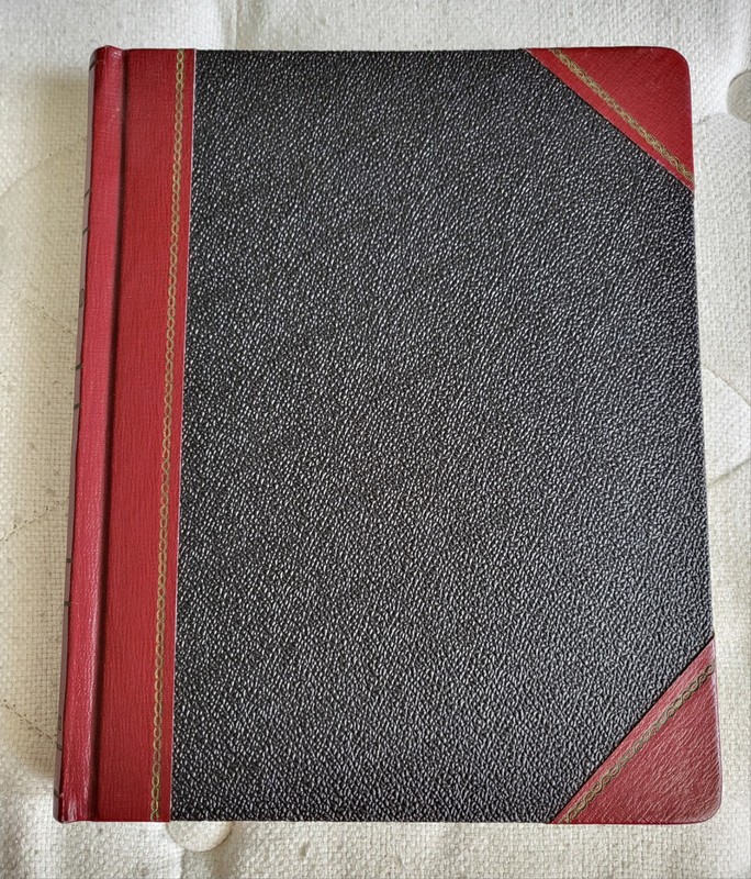 📚VINTAGE RARE Indexed Account Book 50s 60s Boorum & Pease Record Rule 300 pages gallery