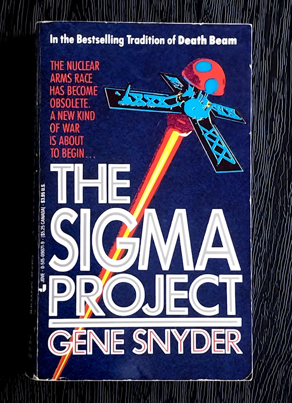 THE SIGMA PROJECT GENE SNYDER PAPERBACK BOOK 1988 GREAT CONDITION ****RARE****