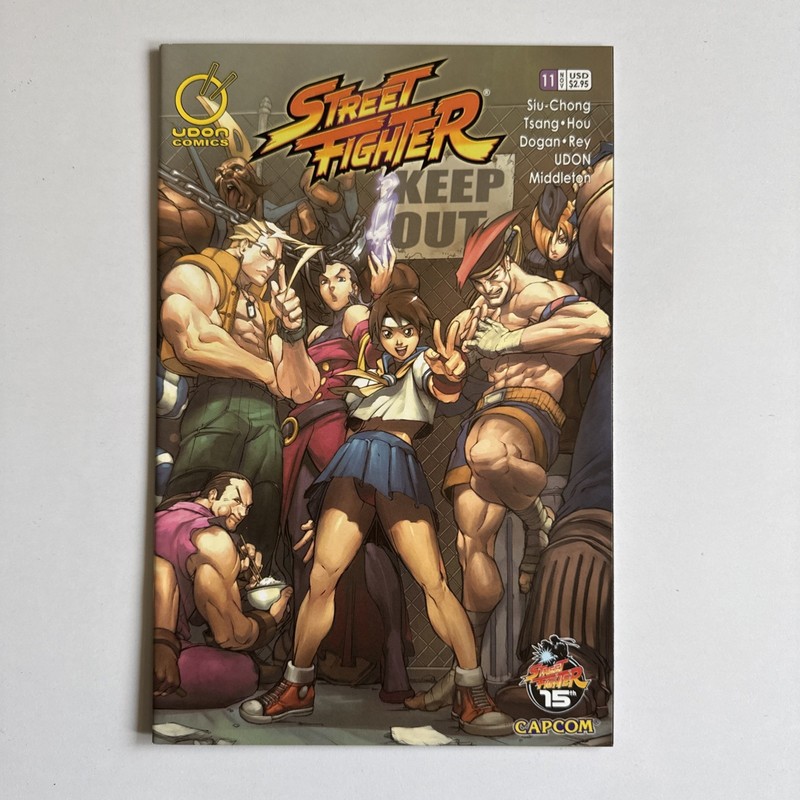 STREET FIGHTER 11, WRAPAROUND COVER, CAPCOM/UDON COMICS