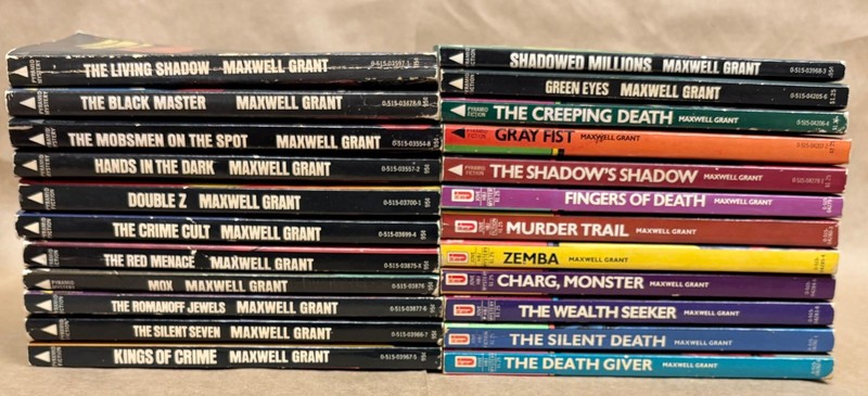 The Shadow series Maxwell Grant 1-23 Complete Set Paperback