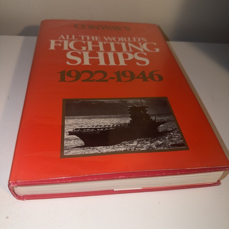 CONWAY’S ALL THE WORLD’S FIGHTING SHIPS 1922-1946 Gardiner Hardcover 1ST Edition