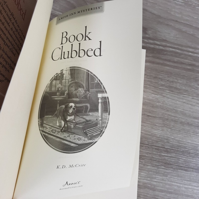 Book Clubbed K.D. McCrite 2018 Annie's Amish Inn Mysteries Cozy Mystery gallery